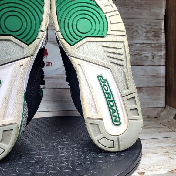 Jordan 3 Retro Pure Money Sneakers Kid's Size 5.5Y Black Low-Top Athletic Shoes - Picture 9 of 11